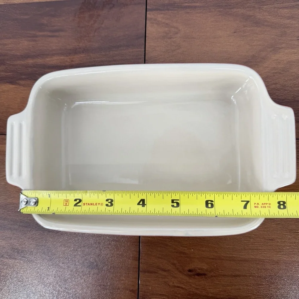 LE CREUSET 17-21 Stoneware Rectangular Baking Dish Red 5x7